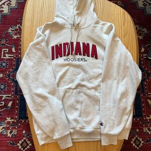 Champion Gray Indiana Hoosiers Hoodie